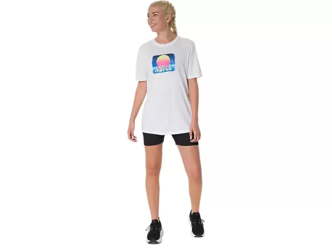 ASICS RETRO SUNSET SHORT SLEEVE TEE