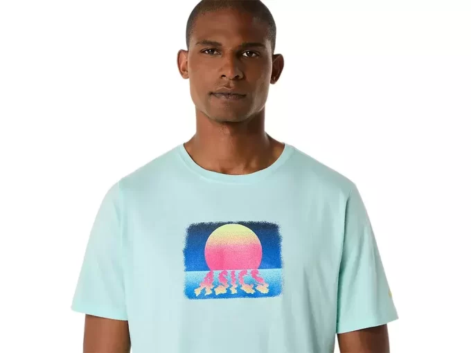 ASICS RETRO SUNSET SHORT SLEEVE TEE