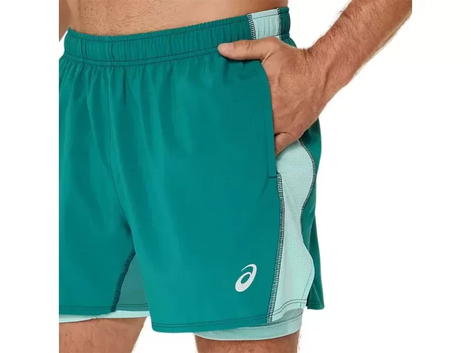 ASICS SILVER 2N1 5IN SHORT