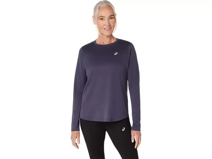 ASICS SILVER LONG SLEEVE TOP