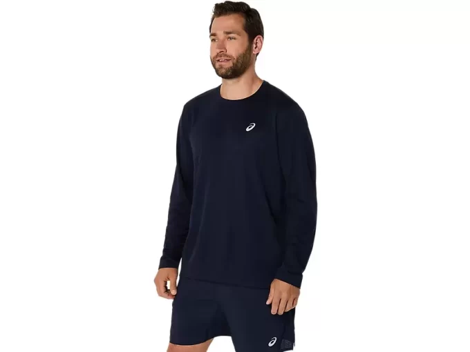 ASICS SILVER LONG SLEEVE TOP