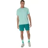 ASICS SILVER SHORT SLEEVE TOP ASICS SILVER SHORT SLEEVE TOP