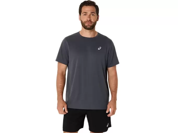 ASICS SILVER SHORT SLEEVE TOP