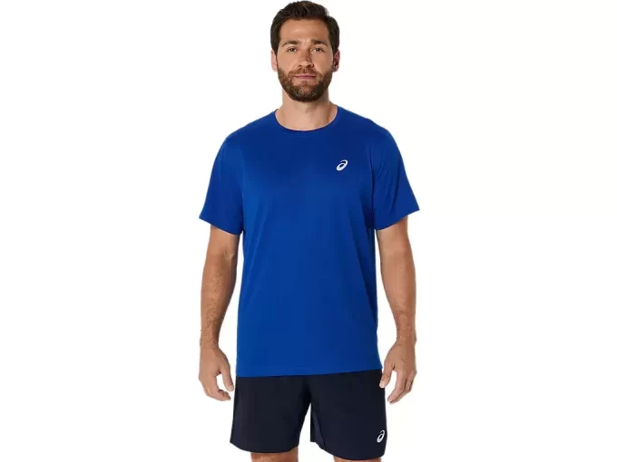 ASICS SILVER SHORT SLEEVE TOP ASICS SILVER SHORT SLEEVE TOP