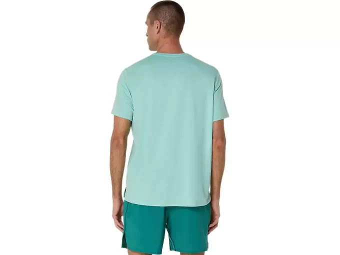 ASICS SILVER SHORT SLEEVE TOP ASICS SILVER SHORT SLEEVE TOP