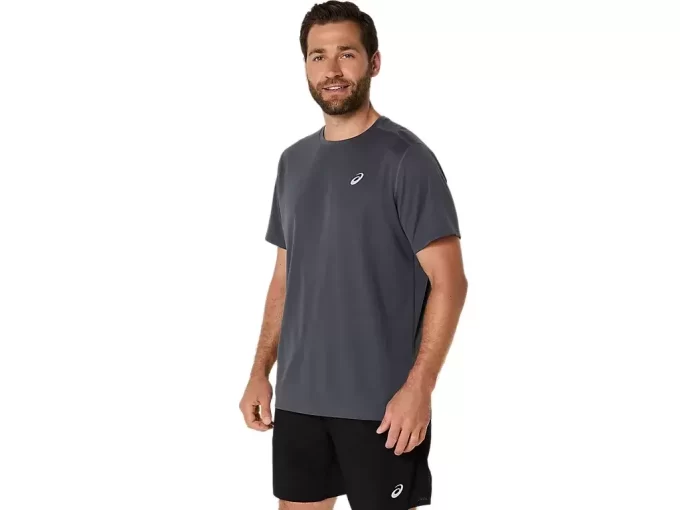 ASICS SILVER SHORT SLEEVE TOP