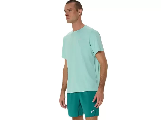 ASICS SILVER SHORT SLEEVE TOP ASICS SILVER SHORT SLEEVE TOP
