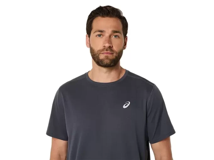 ASICS SILVER SHORT SLEEVE TOP