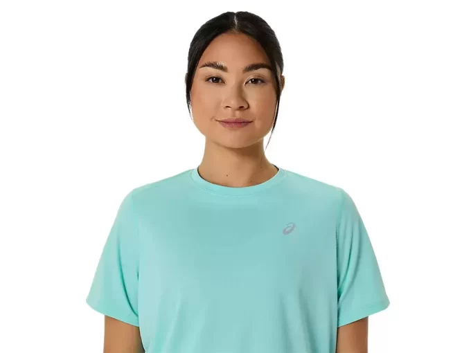 ASICS SILVER SHORT SLEEVE TOP