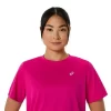 ASICS SILVER SHORT SLEEVE TOP