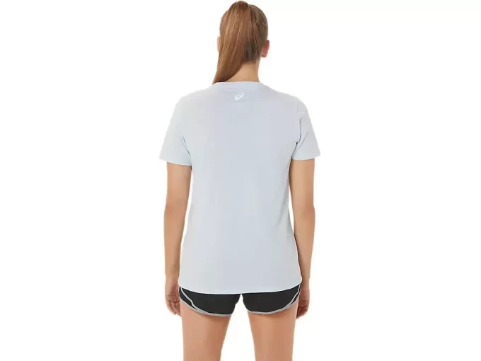 ASICS WOMEN’S HIBISCUS SLOGAN CREW