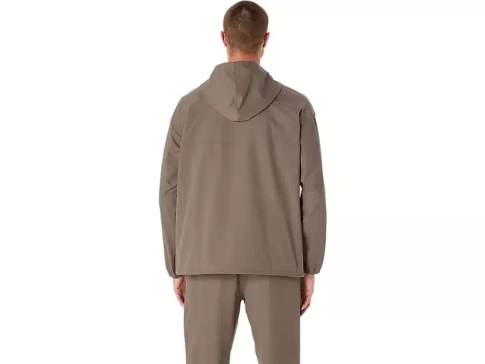 DOUBLE WEAVE RELAXED PULL OVER JACKET