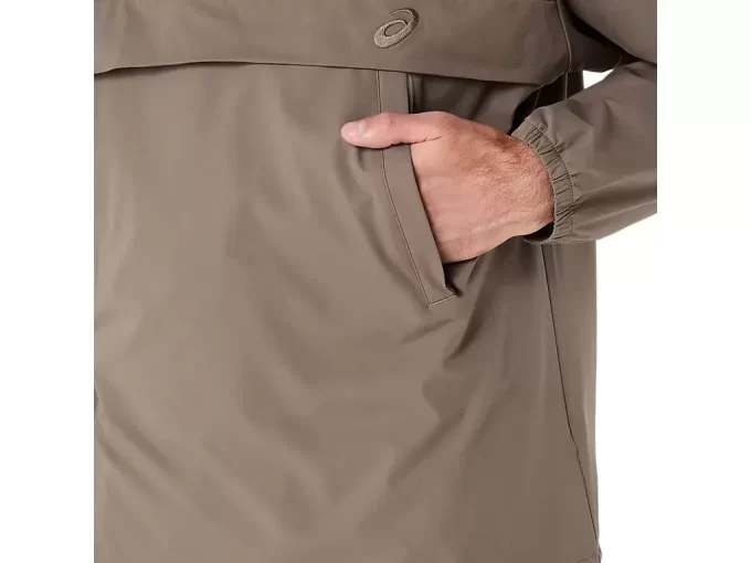 DOUBLE WEAVE RELAXED PULL OVER JACKET