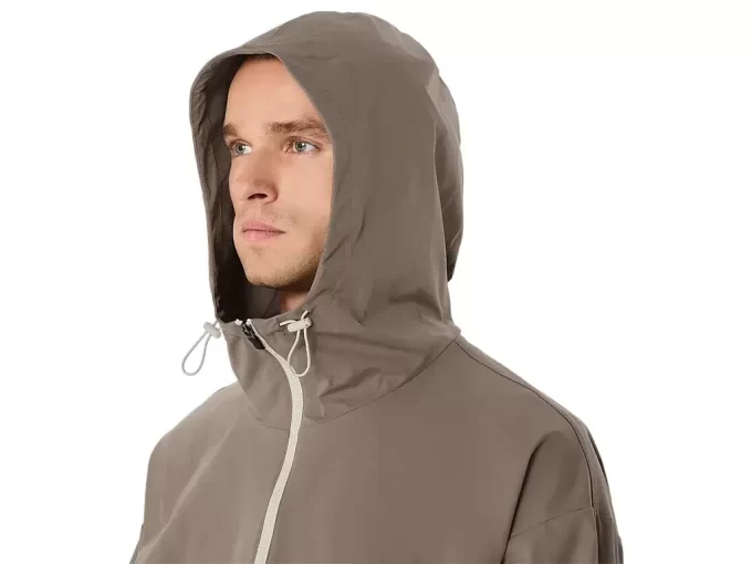 DOUBLE WEAVE RELAXED PULL OVER JACKET