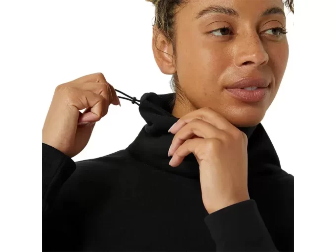 FRENCH TERRY HIGH NECK TOP