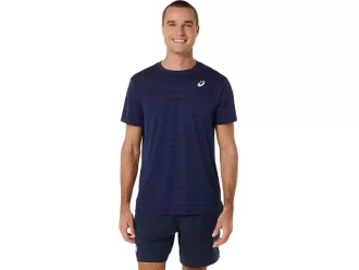 MEN’S COURT STRIPE SHORT SLEEVE TOP