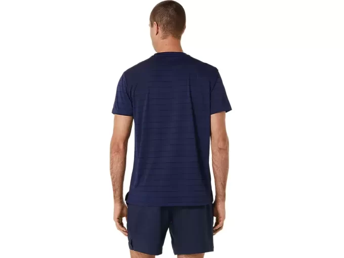 MEN’S COURT STRIPE SHORT SLEEVE TOP