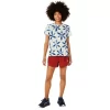 METARUN SHIBORI SHORT SLEEVE TOP