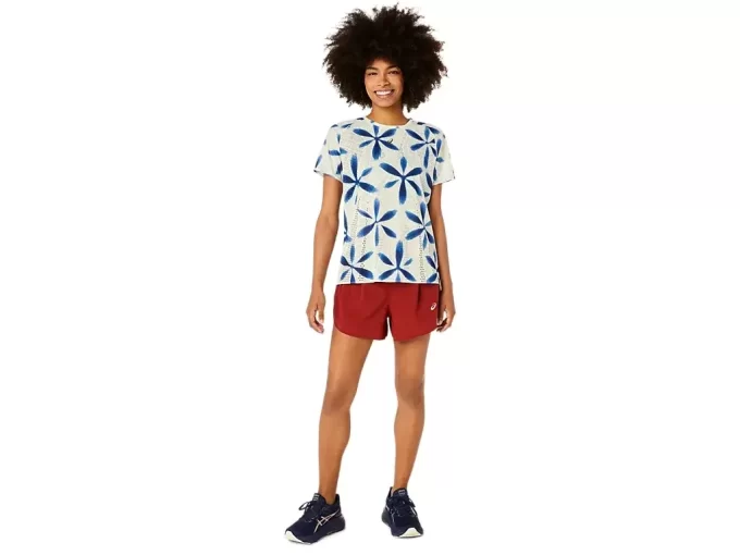 METARUN SHIBORI SHORT SLEEVE TOP