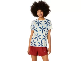 METARUN SHIBORI SHORT SLEEVE TOP