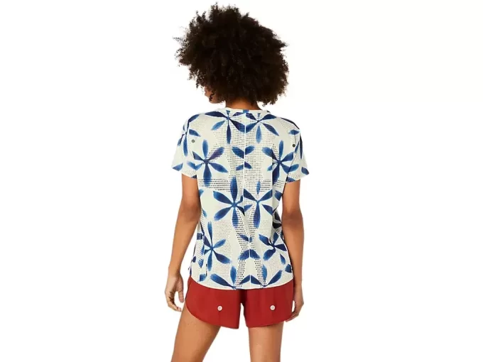 METARUN SHIBORI SHORT SLEEVE TOP
