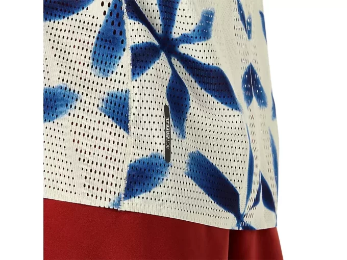 METARUN SHIBORI SHORT SLEEVE TOP