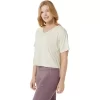 NAGINO FLEX HEATHER SHORT SLEEVE TOP