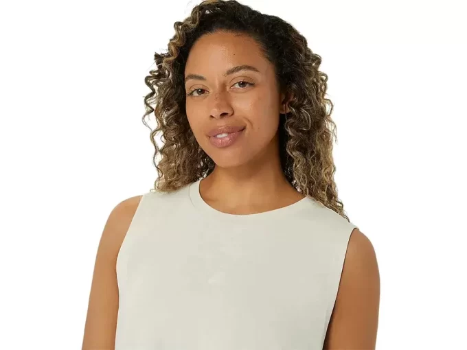 NAGINO FLEX HEATHER SLEEVELESS TOP