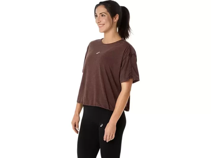 NAGINO RUN ADJUSTABLE SHORT SLEEVE TOP NAGINO RUN ADJUSTABLE SHORT SLEEVE TOP