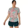 ROAD ALL OVER PRINT SHORT SLEEVE TOP