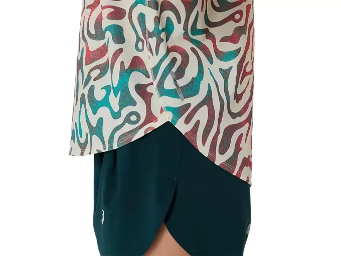 ROAD ALL OVER PRINT SHORT SLEEVE TOP