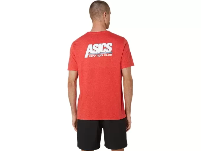 UNISEX ASICS SMSB 1977 RUN CLUB SHORT SLEEVE TEE UNISEX ASICS SMSB 1977 RUN CLUB SHORT SLEEVE TEE