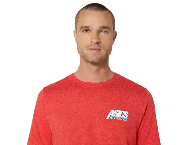UNISEX ASICS SMSB 1977 RUN CLUB SHORT SLEEVE TEE UNISEX ASICS SMSB 1977 RUN CLUB SHORT SLEEVE TEE