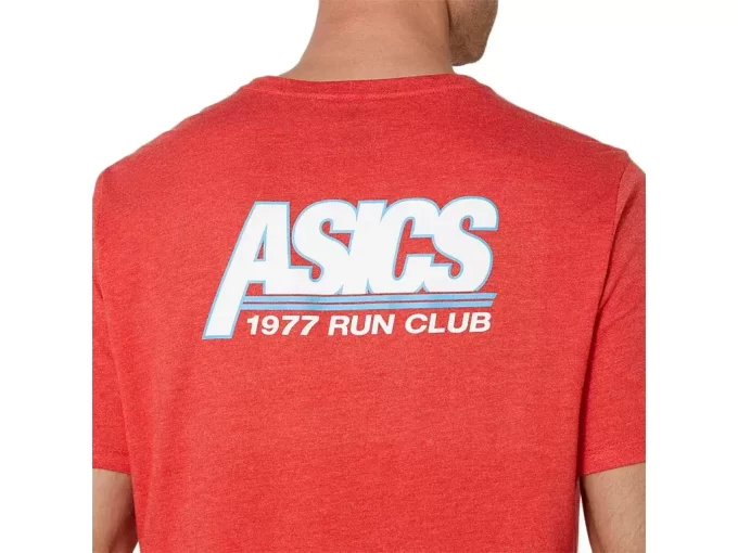 UNISEX ASICS SMSB 1977 RUN CLUB SHORT SLEEVE TEE UNISEX ASICS SMSB 1977 RUN CLUB SHORT SLEEVE TEE