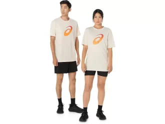 UNISEX SHORT SLEEVE GRADIENT SPIRAL LOGO TEE