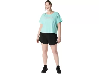 WOMEN’S ASICS DAISY CROP SHORT SLEEVE TOP