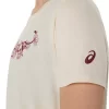 WOMEN’S ASICS FLORAL SLOGAN SHORT SLEEVE TEE WOMEN’S ASICS FLORAL SLOGAN SHORT SLEEVE TEE