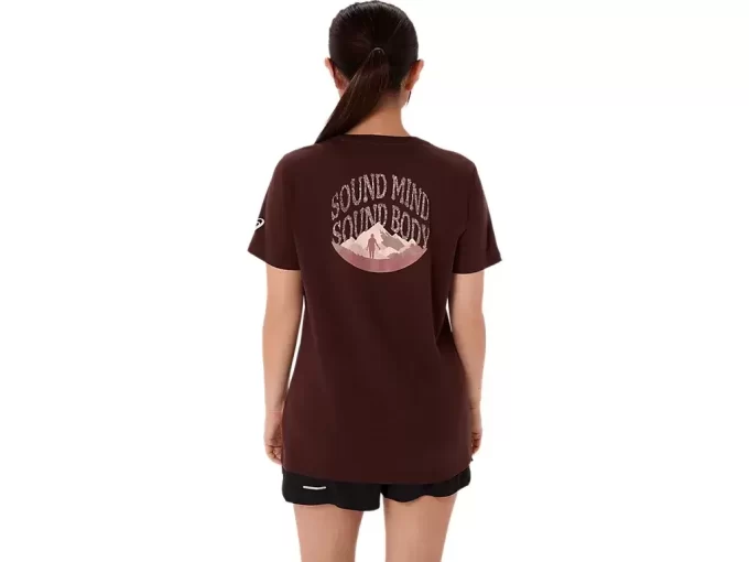 WOMEN’S ASICS NATURE V-NECK SHORT SLEEVE TEE