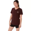 WOMEN’S ASICS NATURE V-NECK SHORT SLEEVE TEE