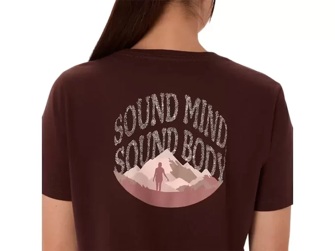 WOMEN’S ASICS NATURE V-NECK SHORT SLEEVE TEE