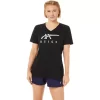 WOMEN’S ASICS STRIPES V-NECK