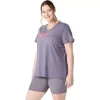 WOMEN’S ASICS STRIPES V-NECK