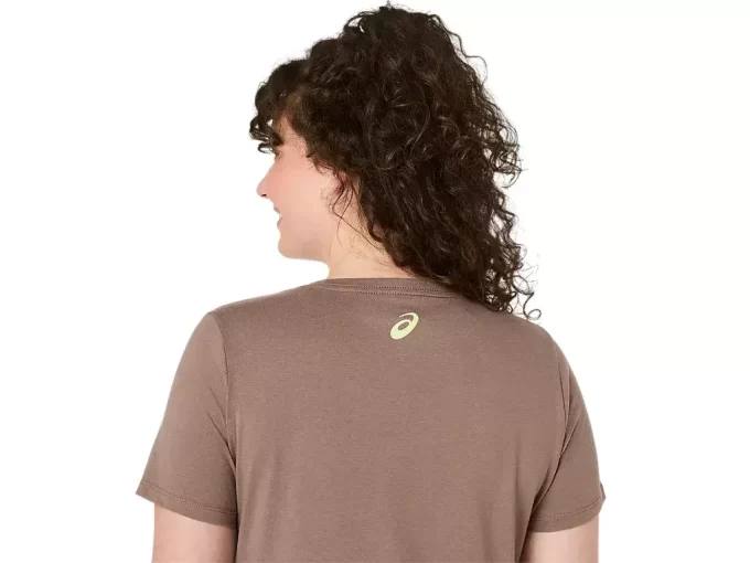 WOMEN’S ASICS STRIPES V-NECK