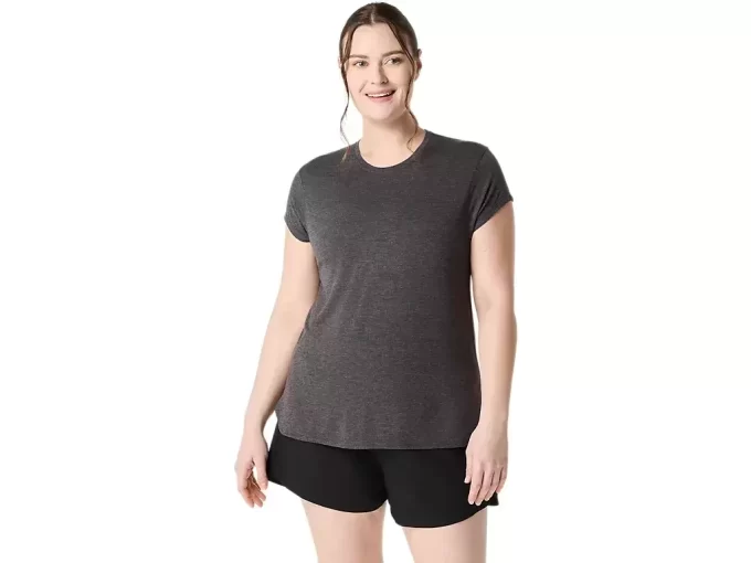 WOMEN’S HEATHER CREWNECK TOP