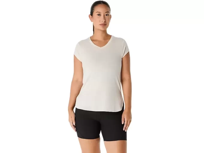 WOMEN’S HEATHER VNECK TOP