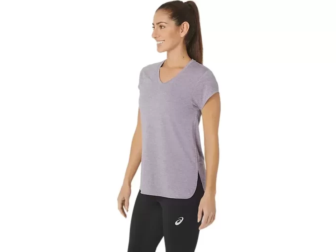 WOMEN’S HEATHER VNECK TOP