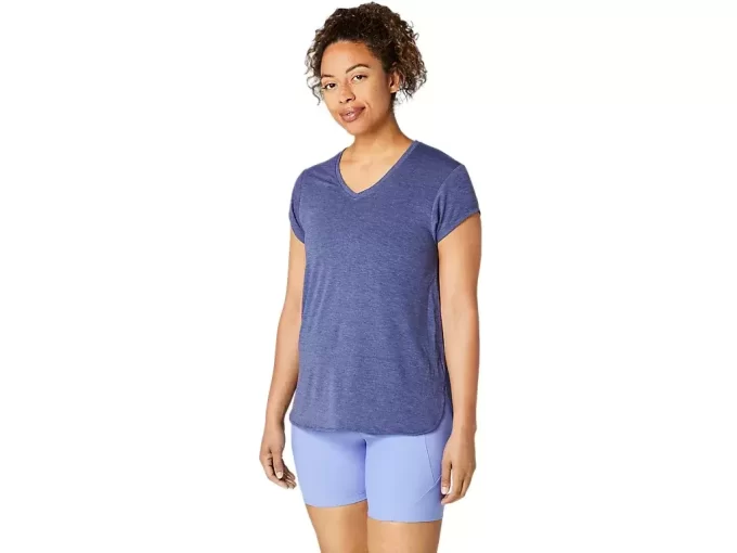 WOMEN’S HEATHER VNECK TOP