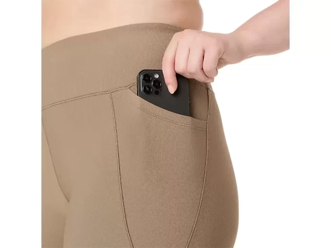 WOMEN’S RIB HIGH WAIST  7/8 TIGHT