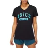 WOMEN’S SHORT SLEEVE EST 1977 V-NECK TEE
