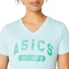 WOMEN’S SHORT SLEEVE EST 1977 V-NECK TEE